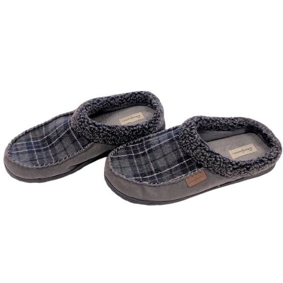 Dearfoams Brendan Microfiber Indoor/Outdoor Suede Clog Whipstitch Slipp… - Picture 4 of 13